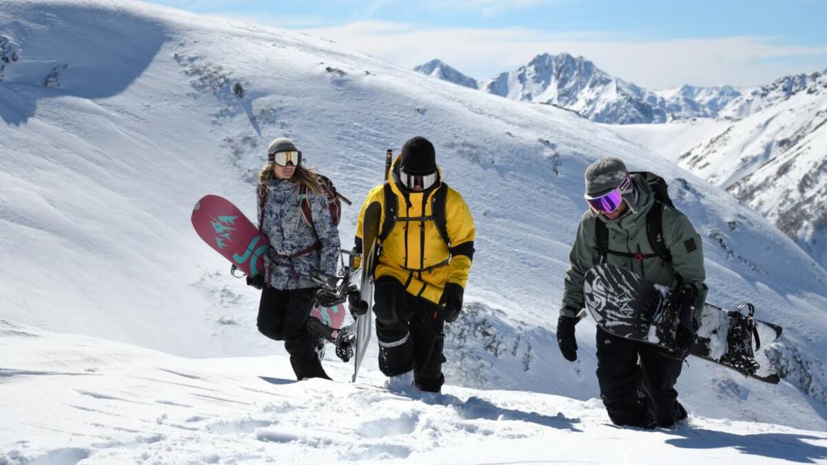 Jenny Somweber, Fer Natalucci e Iñaki Odriozola - Snowboard