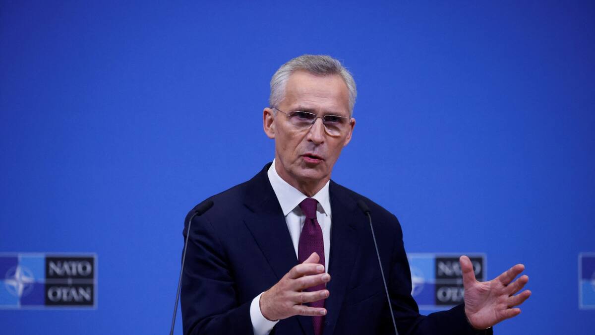 Jens Stoltenberg, secretario general de la OTAN. Foto: Reuters.