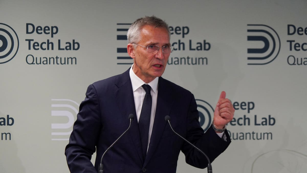Jens Stoltenberg, secretario general de la OTAN. Foto: REUTERS.