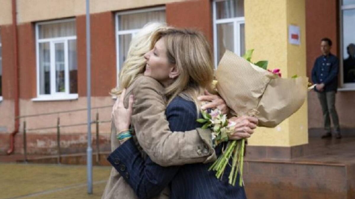 Jill Biden en Ucrania, guerra, NA