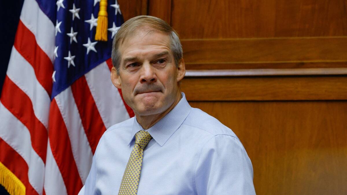 Jim Jordan podría ser el próximo líder de la Cámara de Representantes de EE.UU. Foto: Reuters.