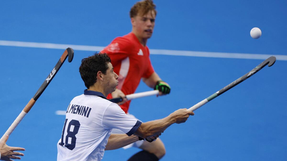 Joaquín Menini, jugador de la Selección española de hockey. Foto: Reuters.