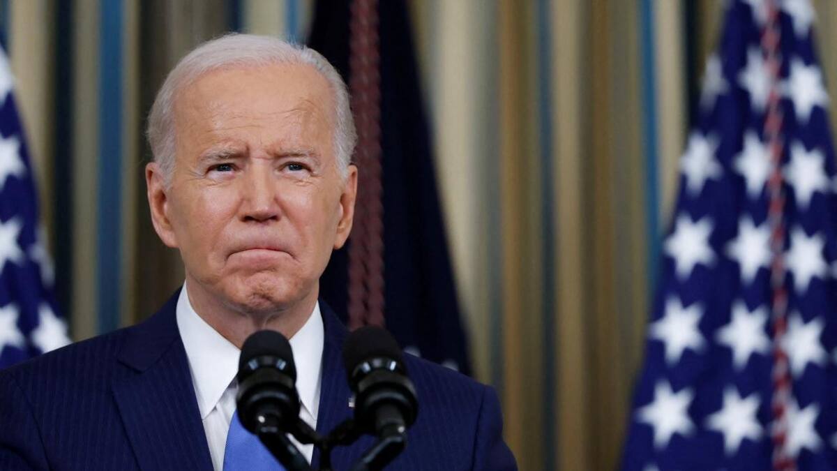 Joe Biden, presidente de Estados Unidos. Foto: Reuters.