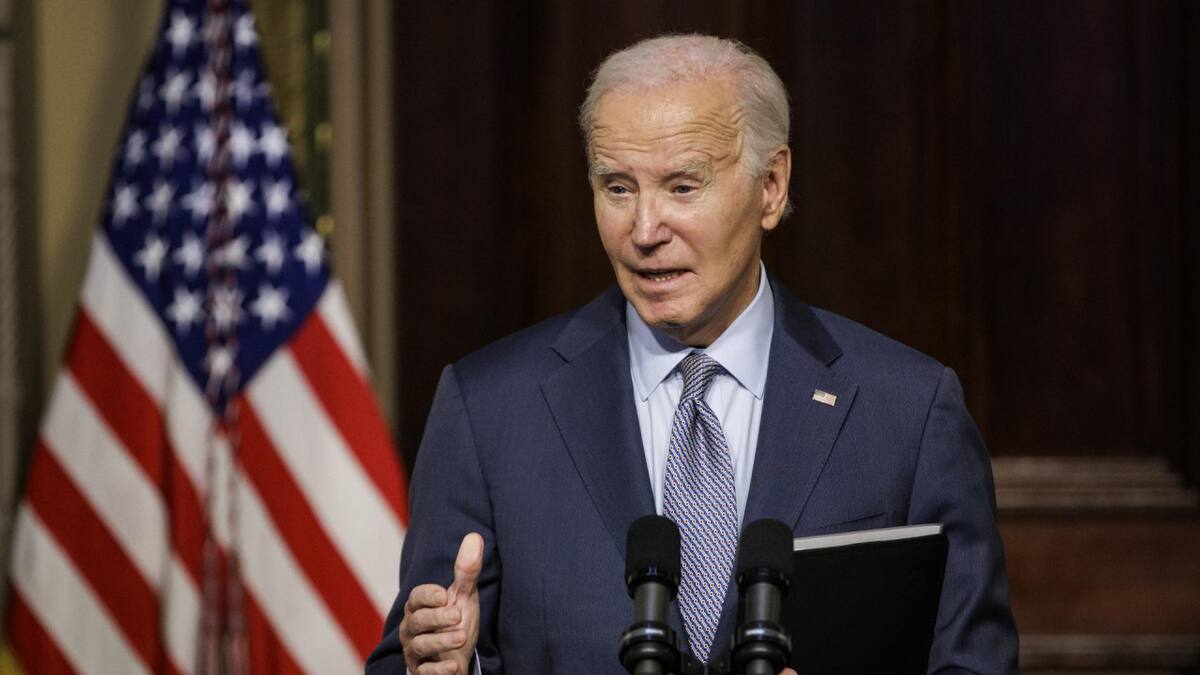 Joe Biden ante líderes de la comunidad judía por el conflicto en Israel. Foto: EFE.