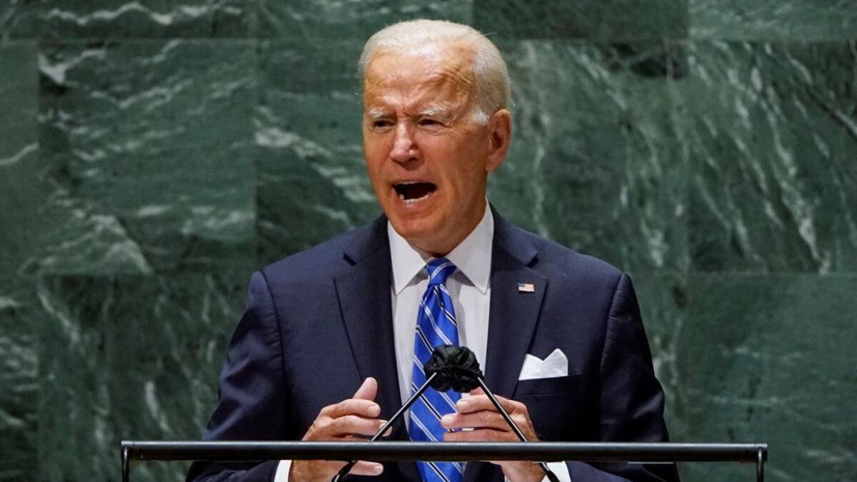 Joe Biden en asamblea ONU. Reuters