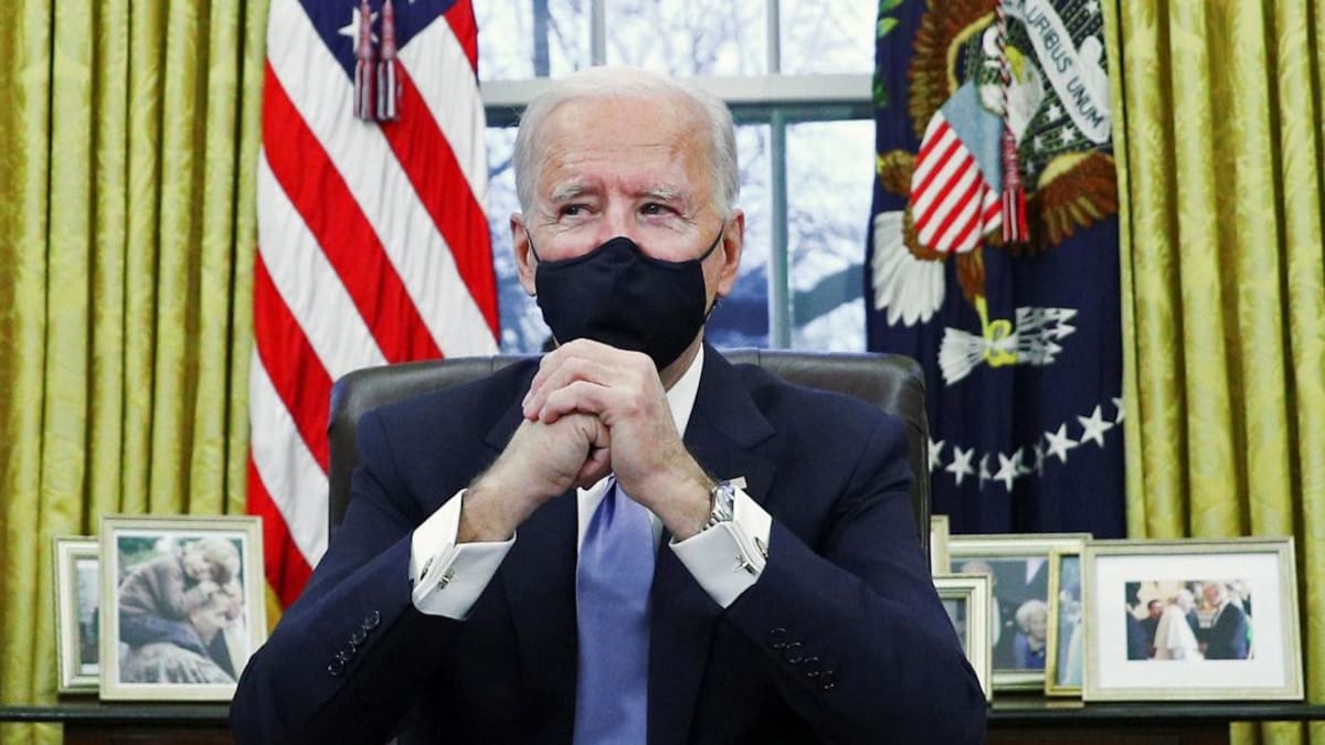 Joe Biden en la Casa Blanca, REUTERS