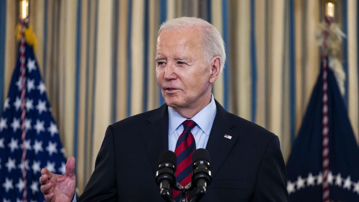 Joe Biden, presidente de Estados Unidos. Foto: EFE.