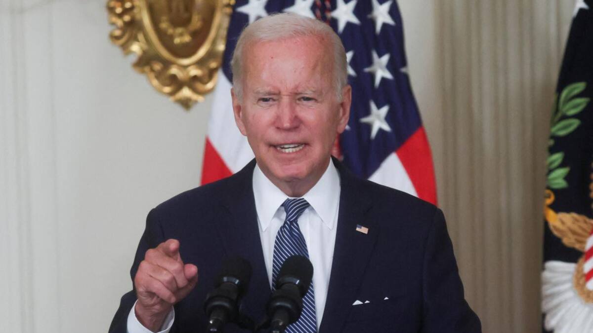 Joe Biden, presidente de Estados Unidos. Foto: REUTERS