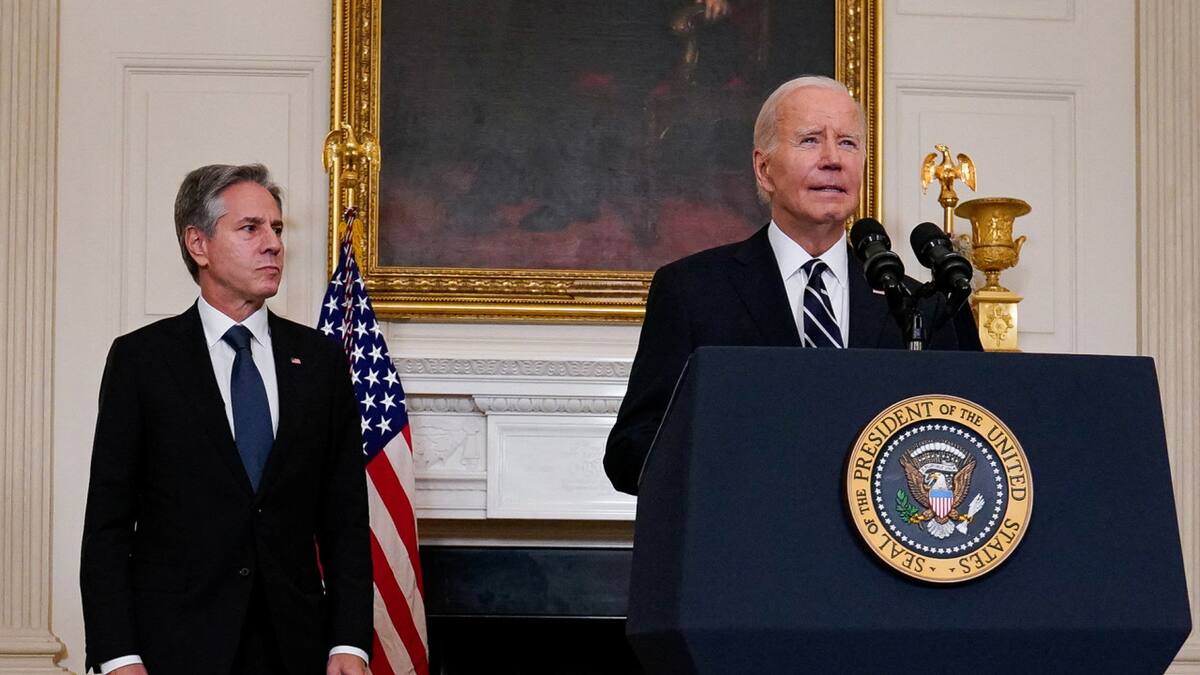 Joe Biden y Antony Blinken. Foto: Reuters.