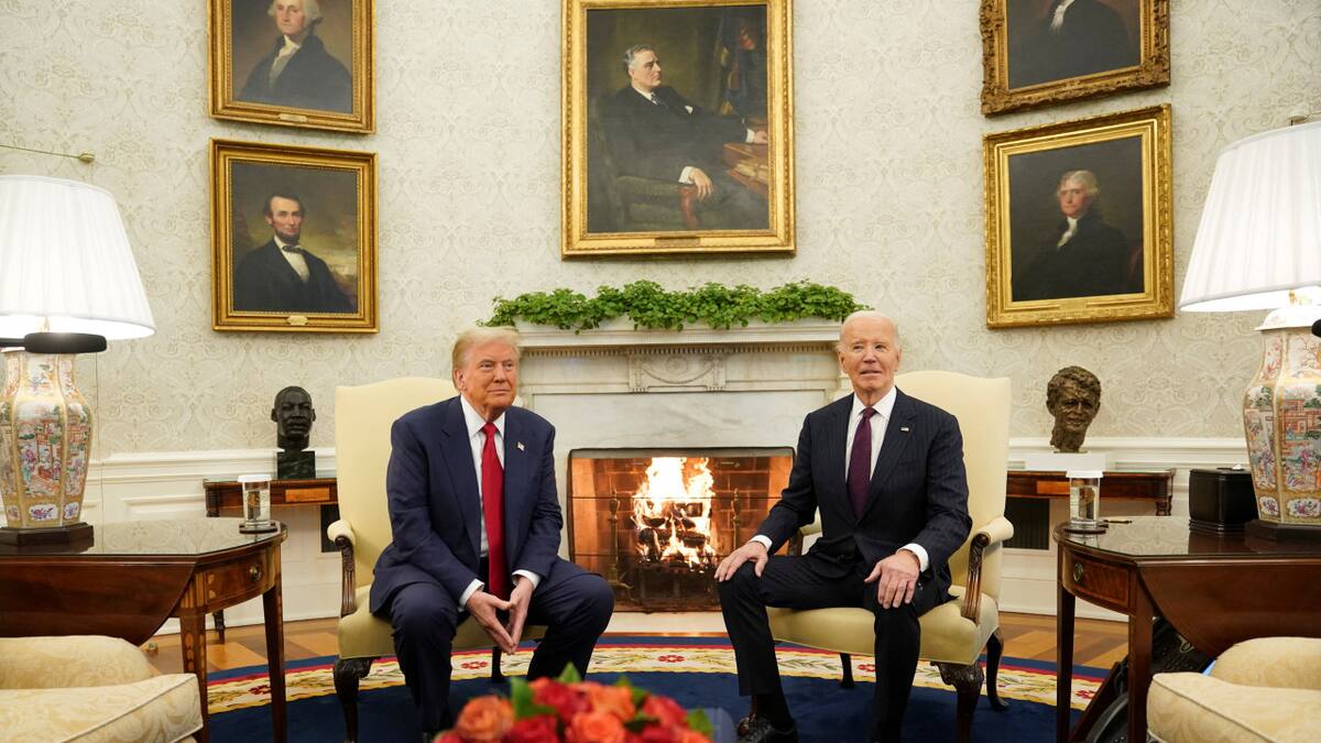 Joe Biden y Donald Trump. Foto: Reuters.