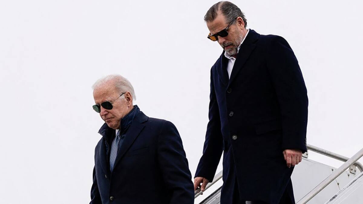 Joe Biden y Hunter Biden, EEUU. Foto: Reuters