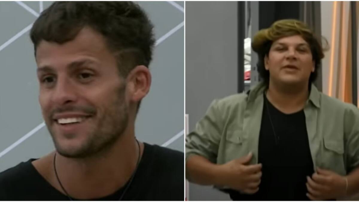 Joel y Emmanuel de Gran Hermano. Fotos: captura Telefe.