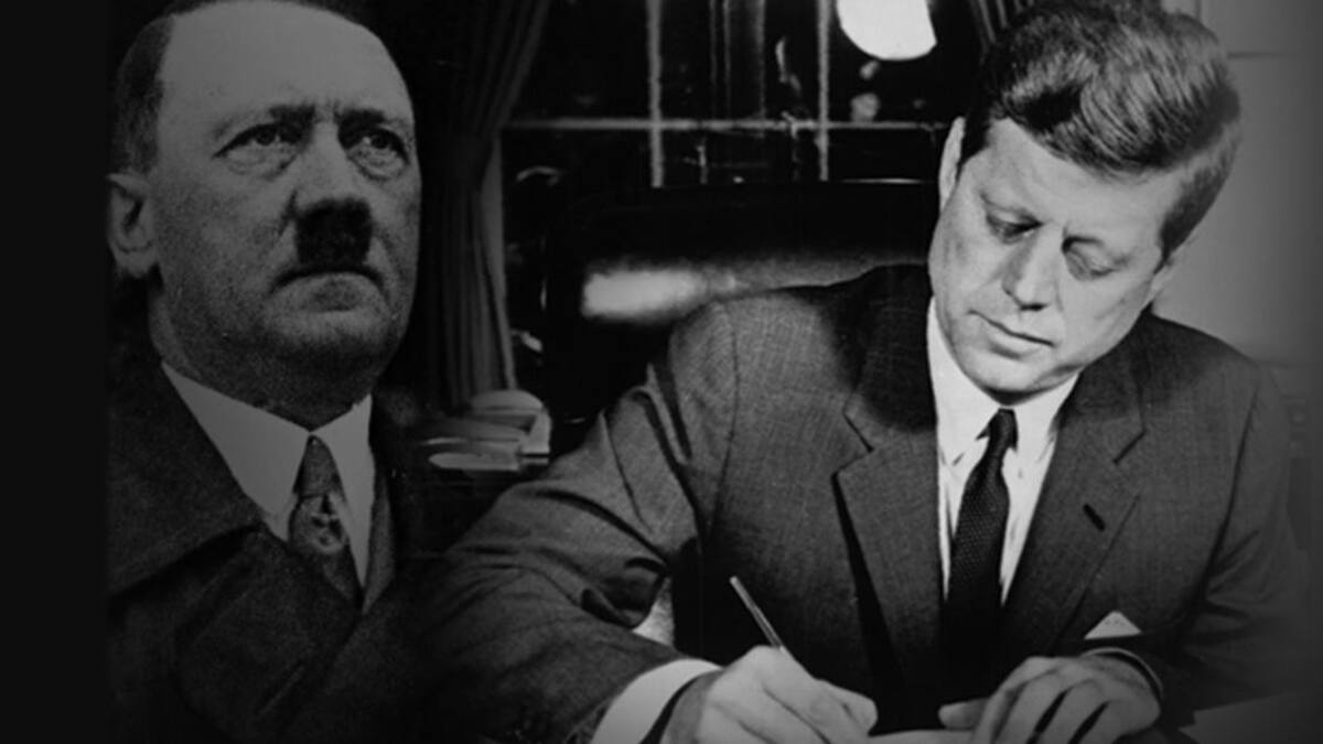 John F. Kennedy y Adolf Hitler.