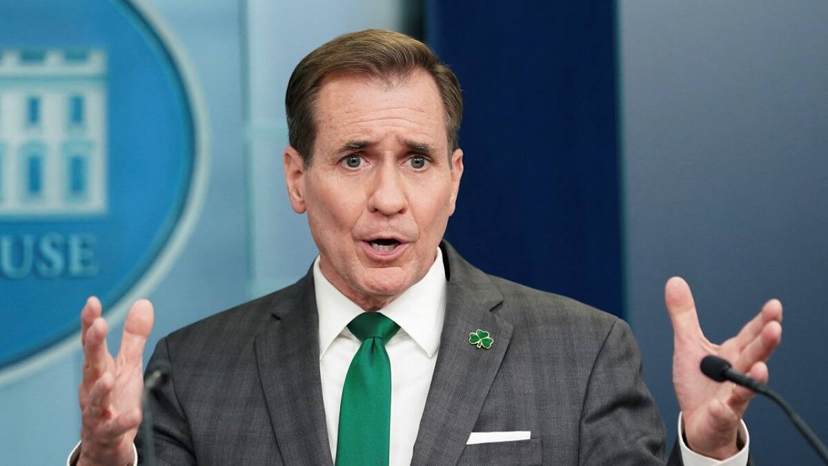 John Kirby, portavoz de la Casa Blanca. Foto: Reuters.