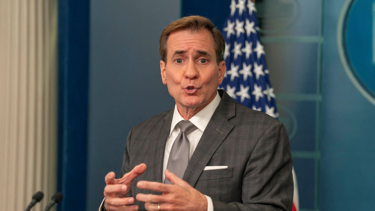 John Kirby, portavoz de la Casa Blanca. Foto: REUTERS.