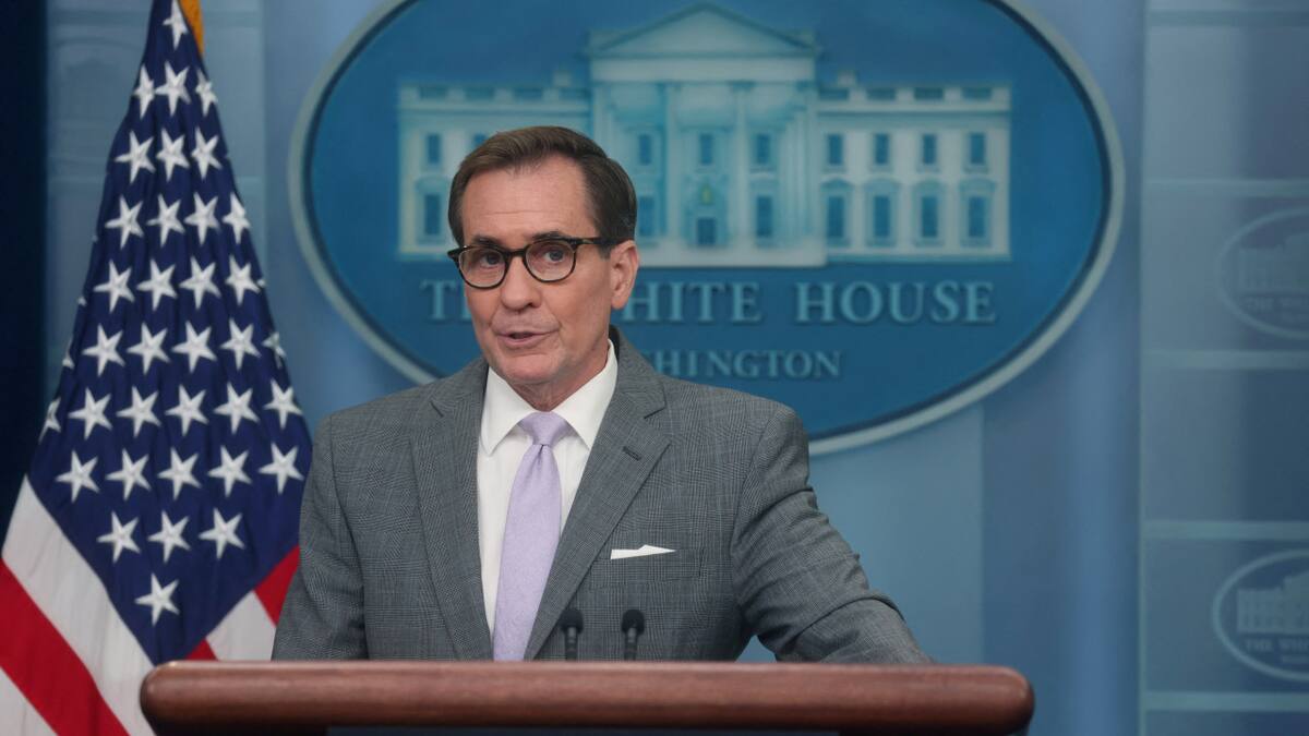 John Kirby, portavoz del Consejo de Seguridad de la Casa Blanca. Foto: Reuters.