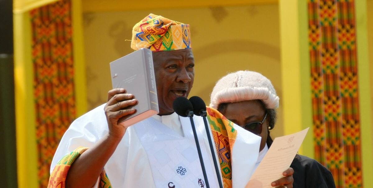 John Mahama, presidente de Ghana