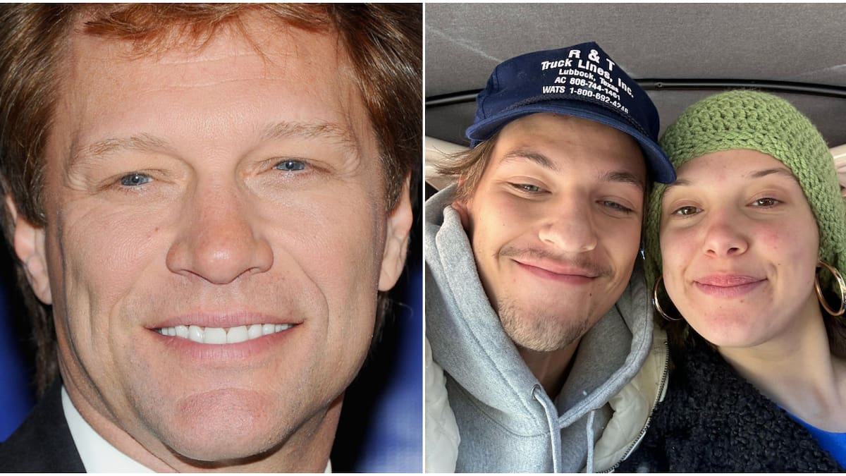 Jon Bon Jovi contó que su hijo Jake se casó con Millie Bobby Brown. Fotos: Instagram.