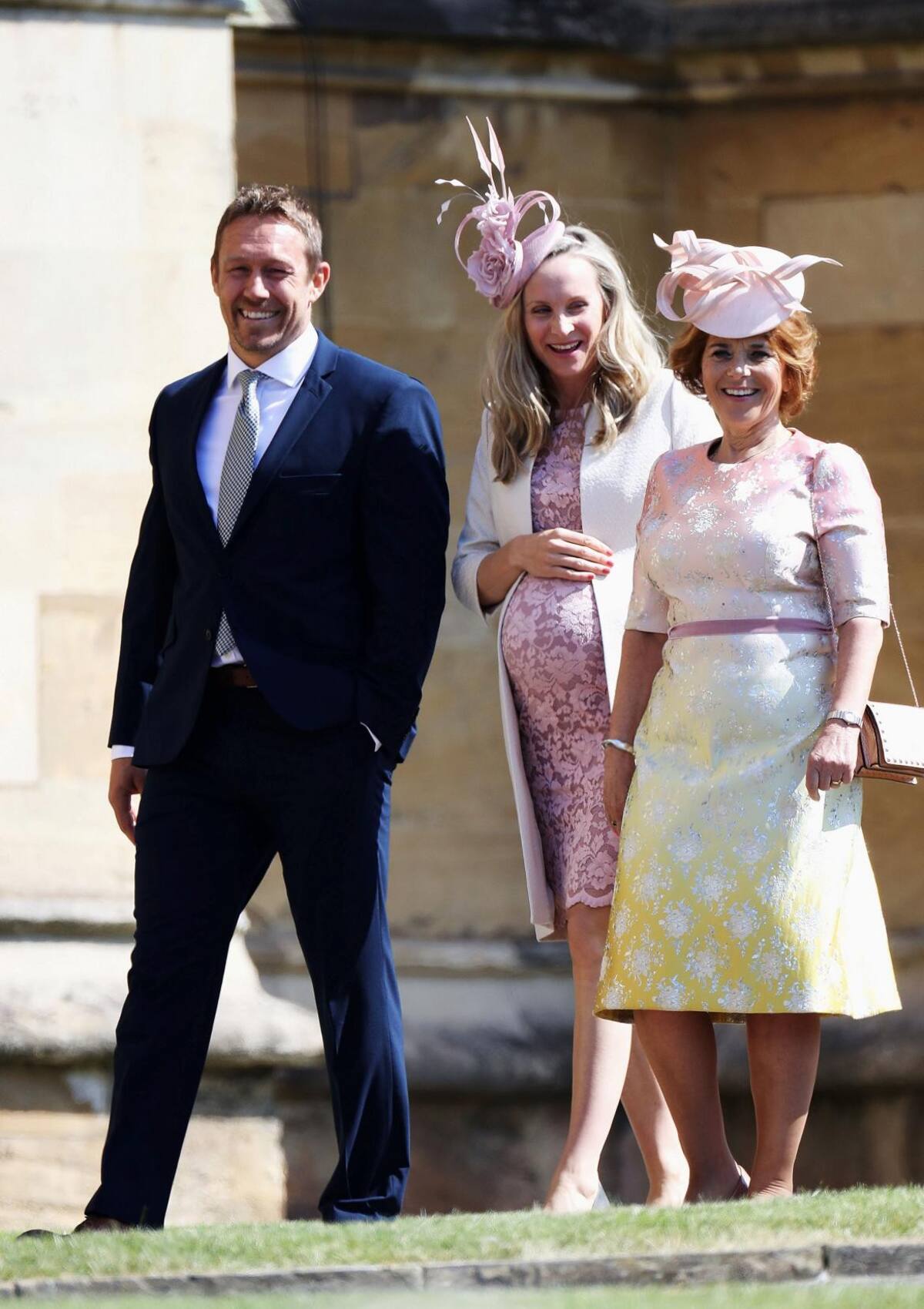 Jonny Wilkinson y Shelley Wilkinson - Boda Real entre Harry y Meghan (Reuters)