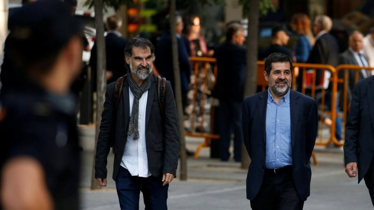 Jordi Cuixart Y Jordi Sanchez - Reuters -