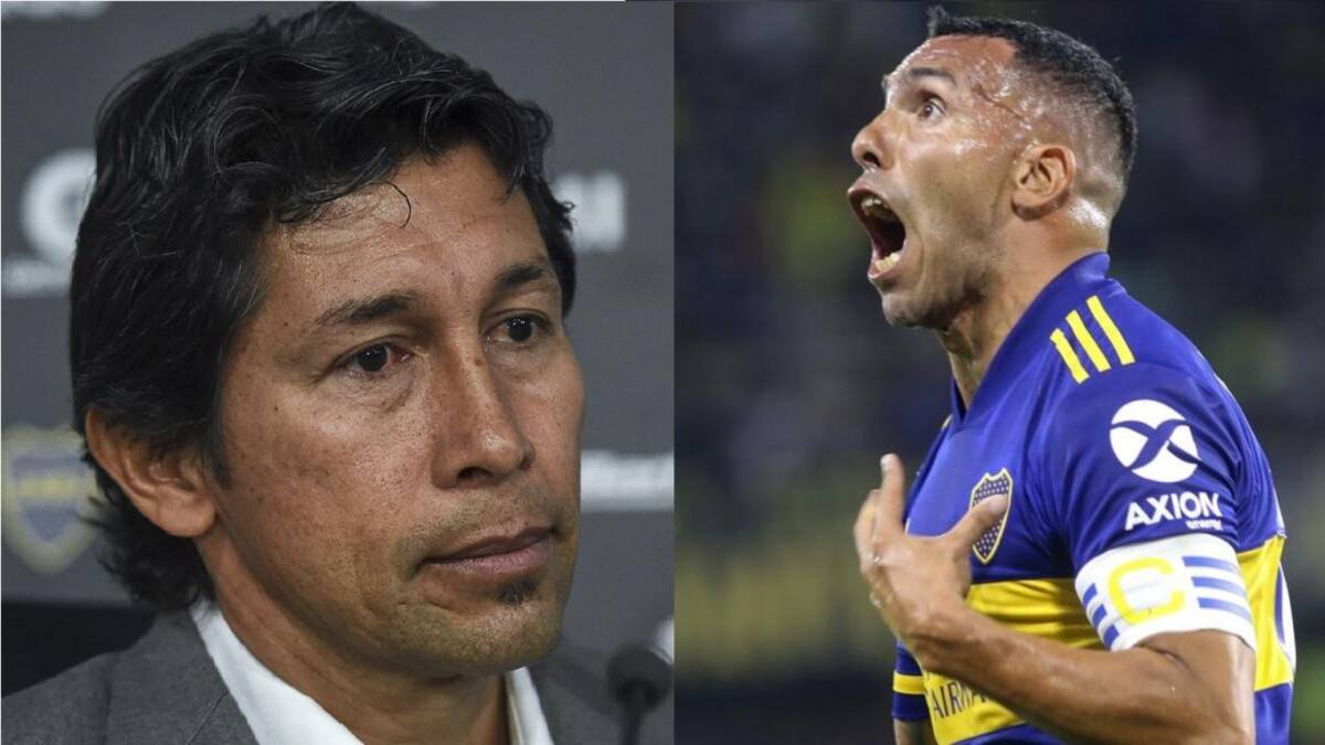 Jorge Bermúdez y Carlos Tevez