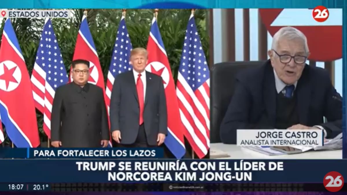Jorge Castro sobre el posible encuentro entre Donald Trump y Kim Jong-un