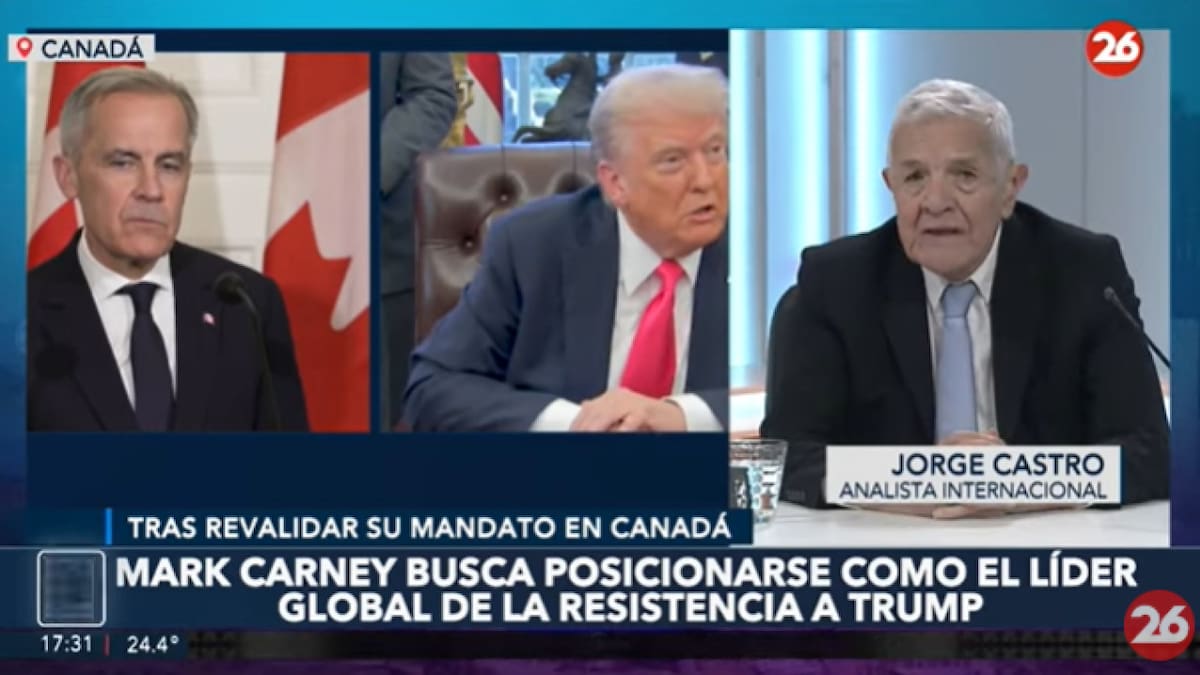 Jorge Castro sobre el triunfo de Carney en Canadá y el desafío con Trump. Foto: Captura de video.