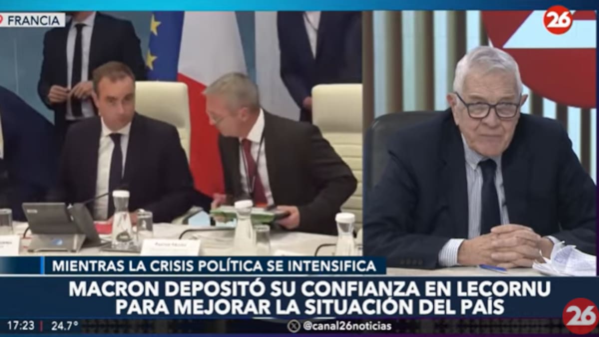 Jorge Castro en Canal 26: ecos de la masiva marcha en Francia y el inestable futuro de Macron