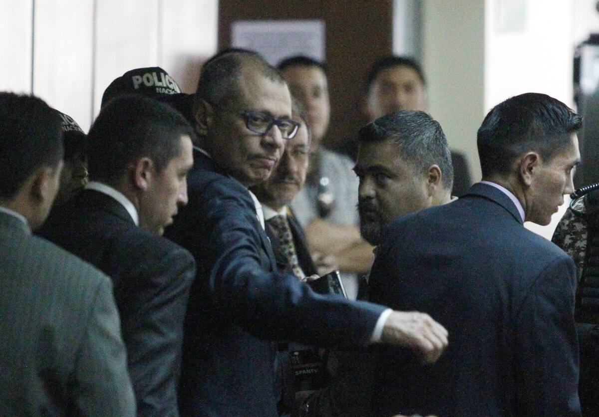 Jorge Glas. Reuters