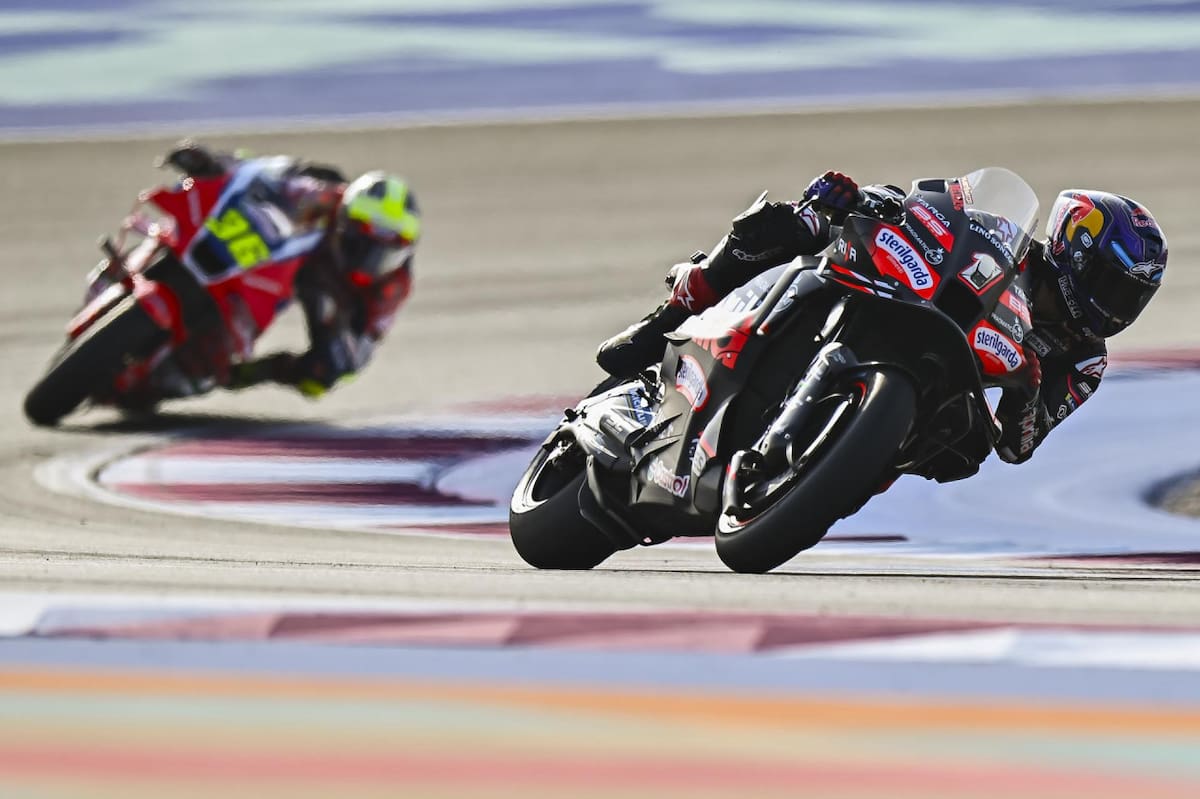 Jorge Martin sufrió un impactante accidente en Moto GP. Foto: EFE.