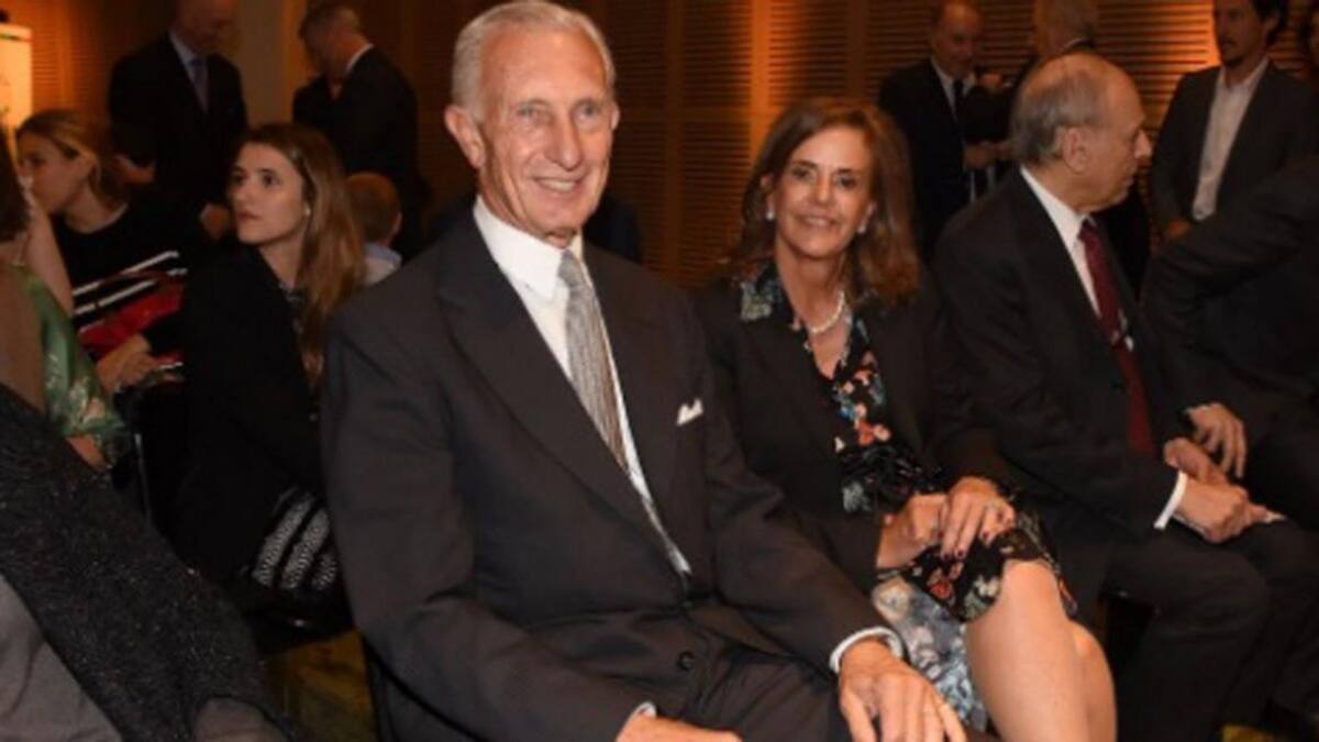 Jorge Neuss y su esposa