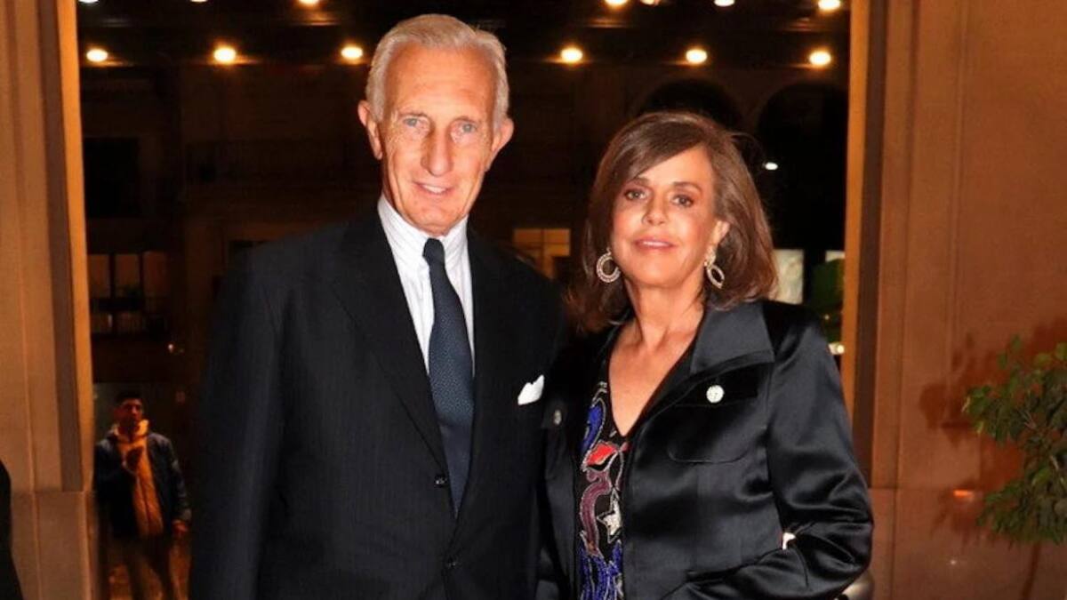 Jorge Neuss y su esposa