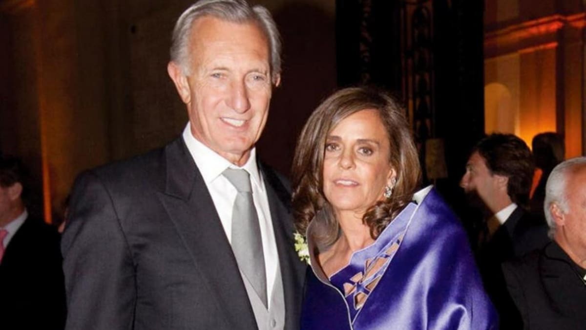 Jorge Neuss y su esposa