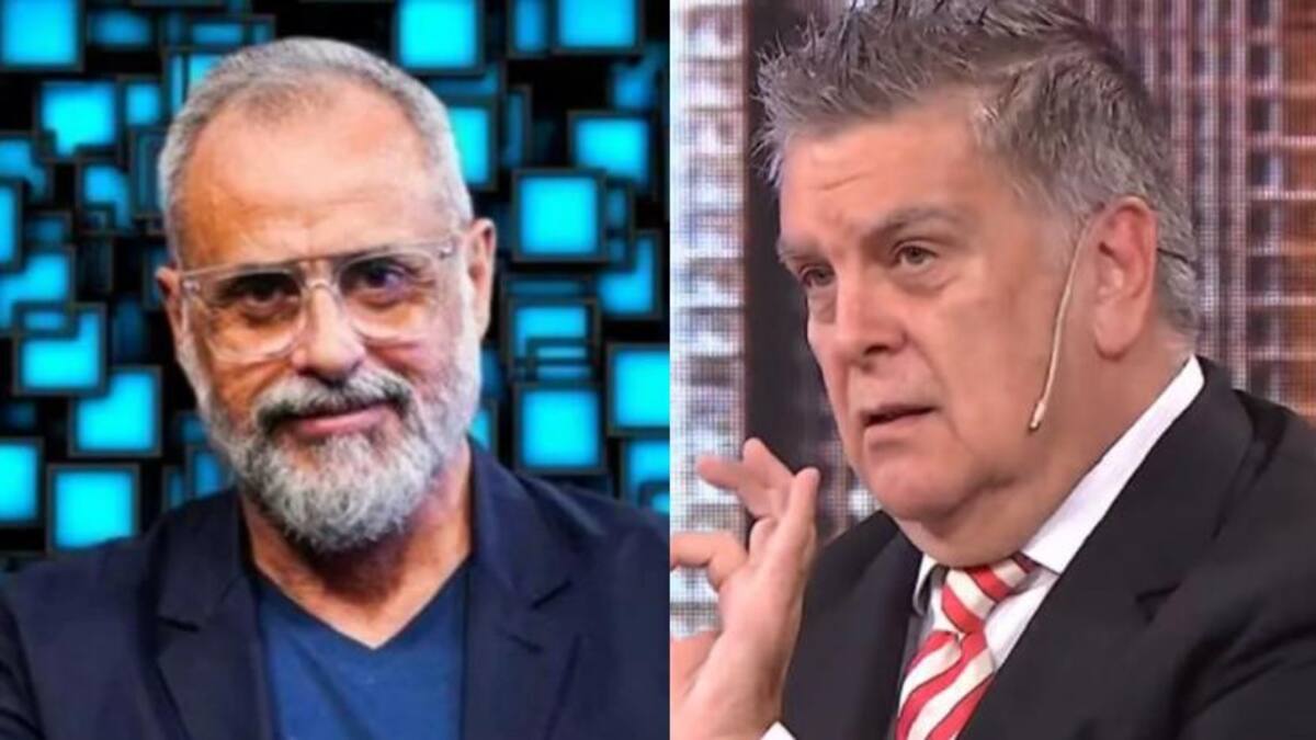 Jorge Rial y Luis Ventura. Foto: NA.