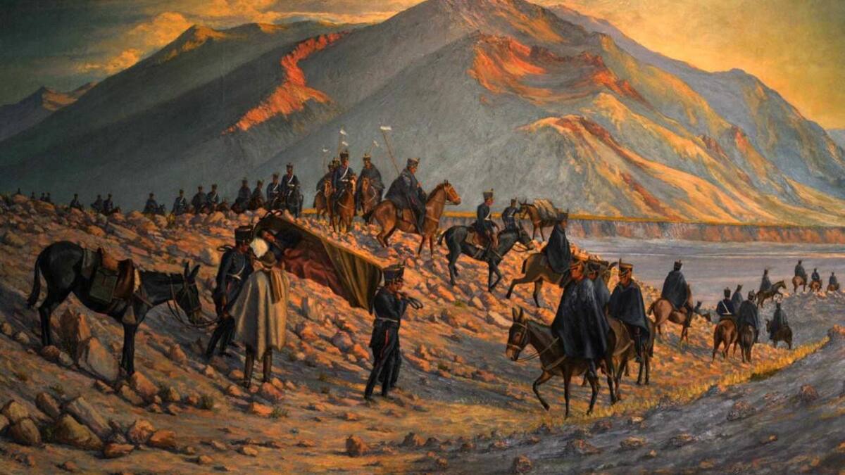 José de San Martín Cruce de los Andes