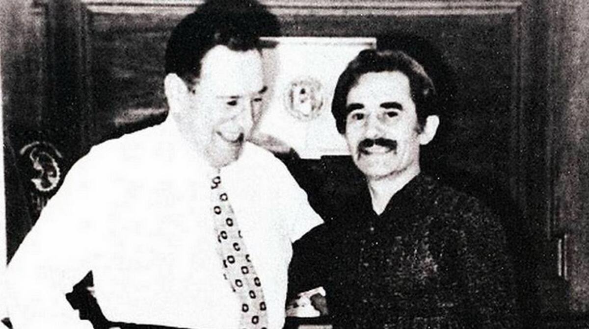 José Ignacio Rucci junto a Juan Domingo Perón