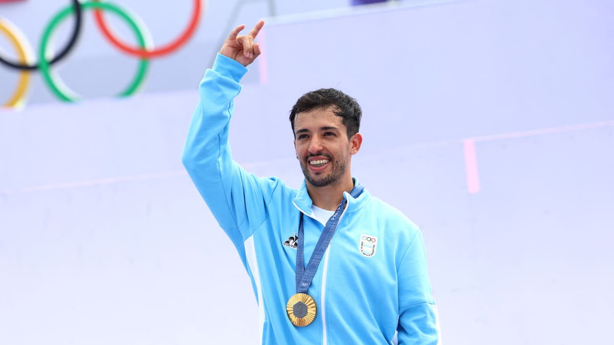 José "Maligno" Torres, primer argentino en conseguir una medalla en París 2024. Foto: Reuters.