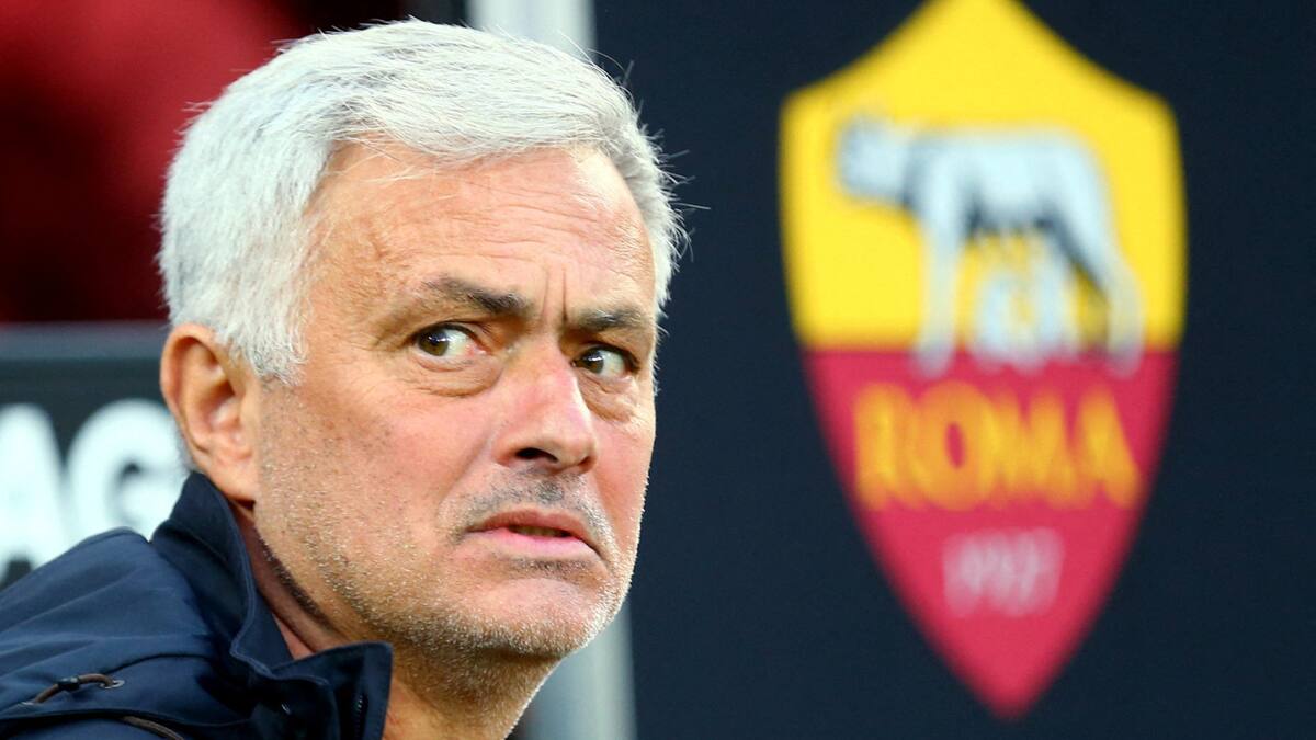 Adiós a José Mourinho como entrenador de la Roma. Foto: Reuters