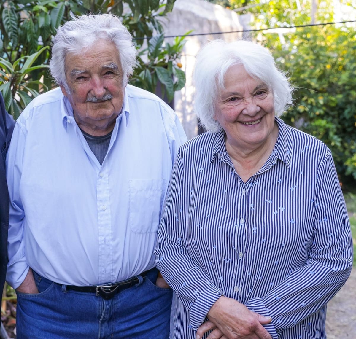 José Mujica y su esposa, Lucía Topolansky. Foto: Wikipedia.