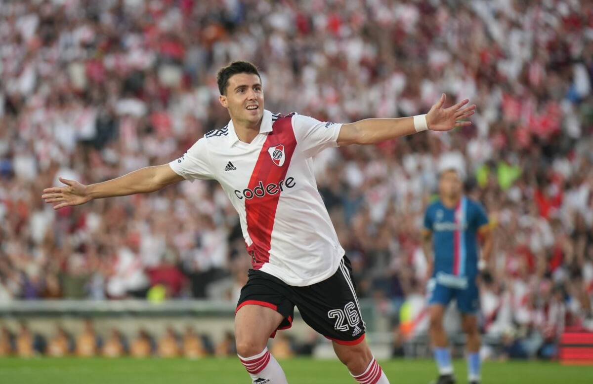 José Paradela; River Plate-Arsenal. Foto: NA.