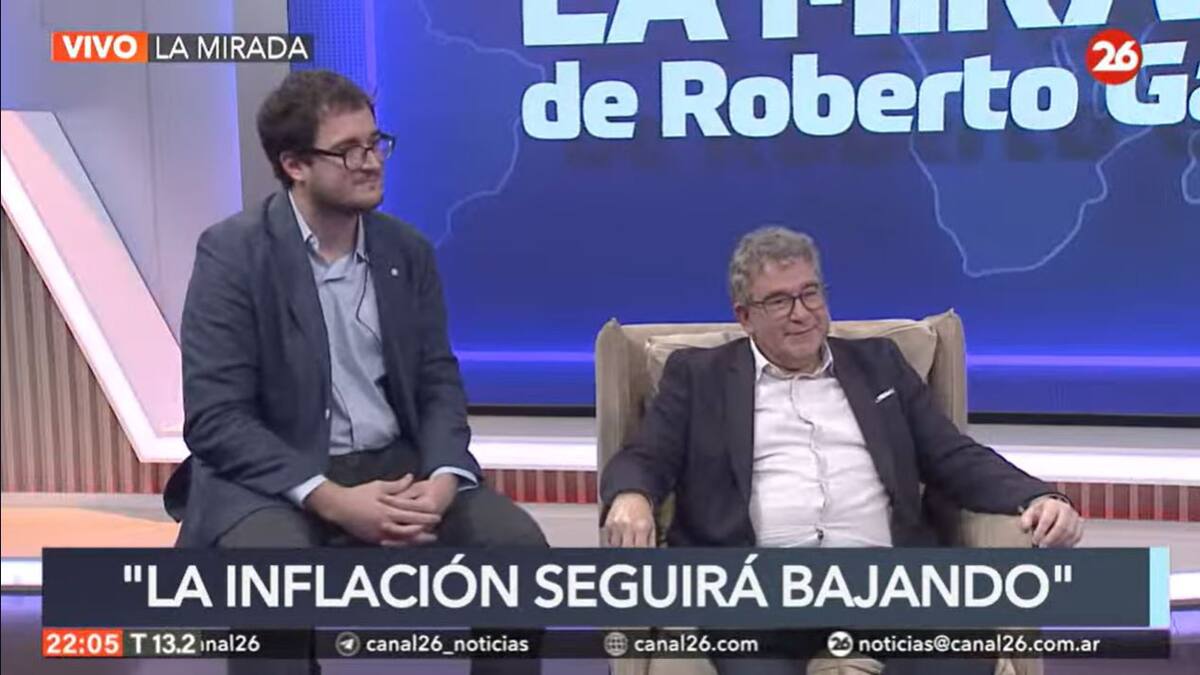 José y Pedro Siaba Serrate en La Mirada de Roberto García. Foto: captura, Canal 26.