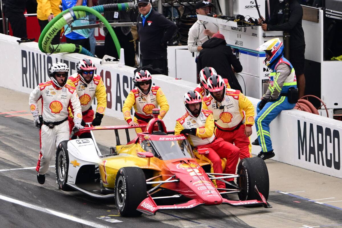 Josef Newgarden, el protagonista de un accidente escalofriante. Foto: Reuters.