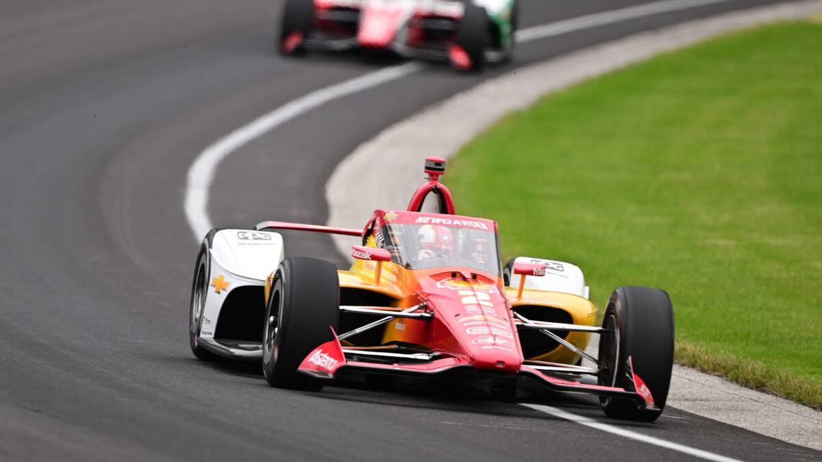 Josef Newgarden, en acción en la IndyCar. Foto: Reuters.