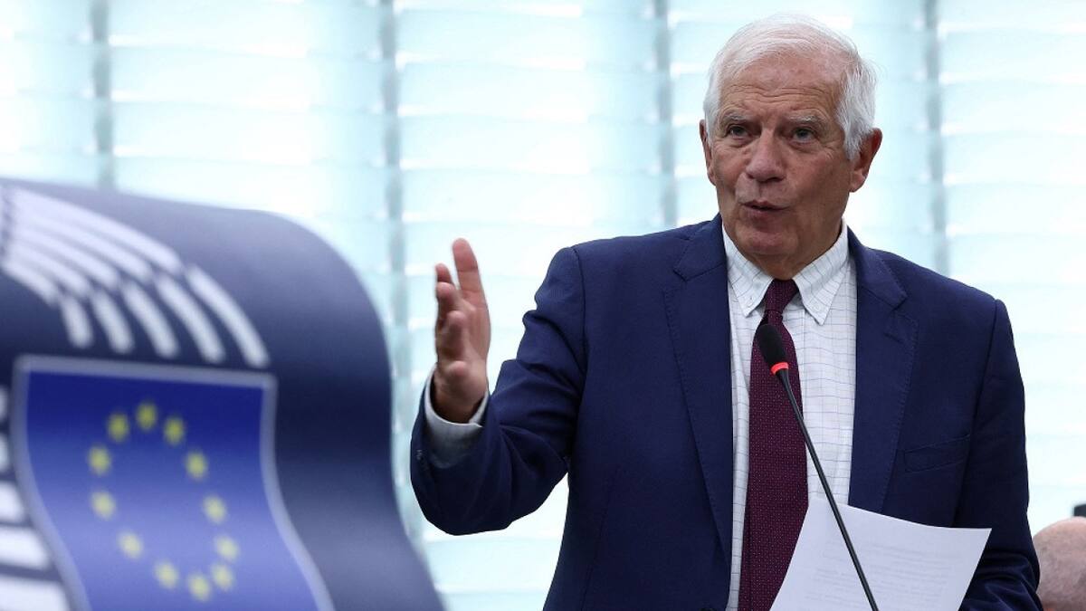 Josep Borrell, representante de la Unión Europea. Foto: Reuters.