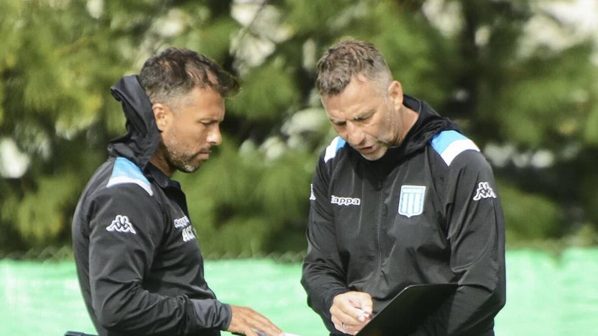 Juan Antonio Pizzi, DT de Racing, entrenamiento, fútbol argentino, NA