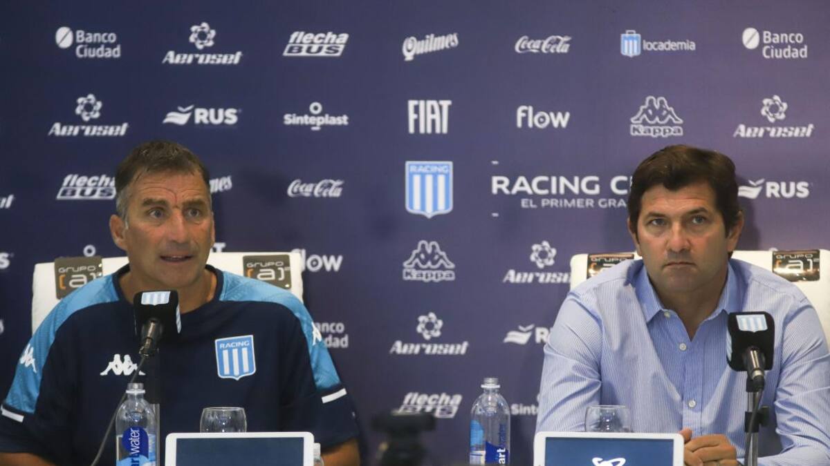 Juan Antonio Pizzi y Rubén Capria, Racing Club, Liga Profesional de Fútbol, NA