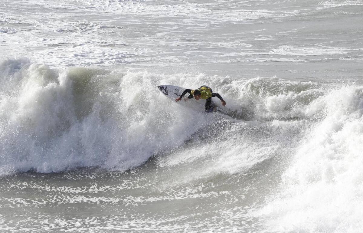Juan Cruz Ruggiero, campeón nacional de surf. Foto: Prensa.