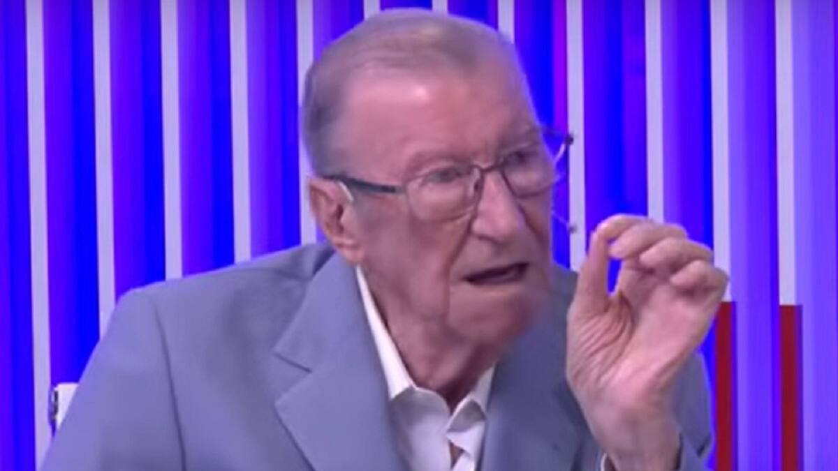 Juan De Stéfano, expresidente de Racing. Foto: captura.