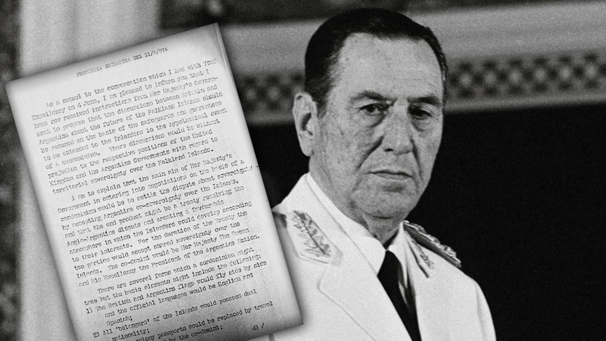 Juan Domingo Perón, Islas Malvinas