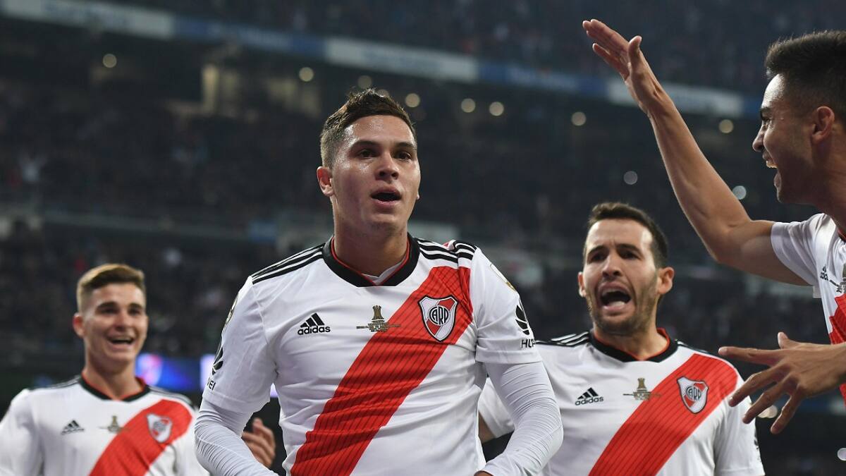 River y una Libertadores histórica en Madrid. Foto: archivo, Télam.